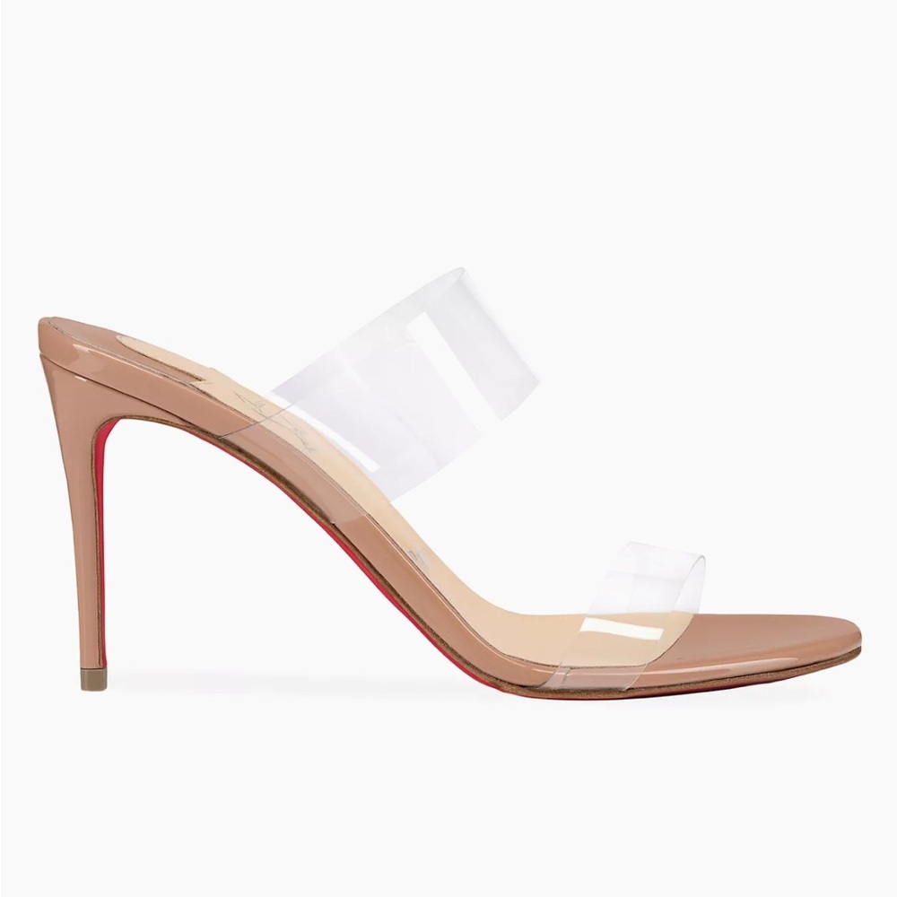 Christian Louboutin Just Nothing 85MM Mules, Size 41, new w/box, dustbag & taps.